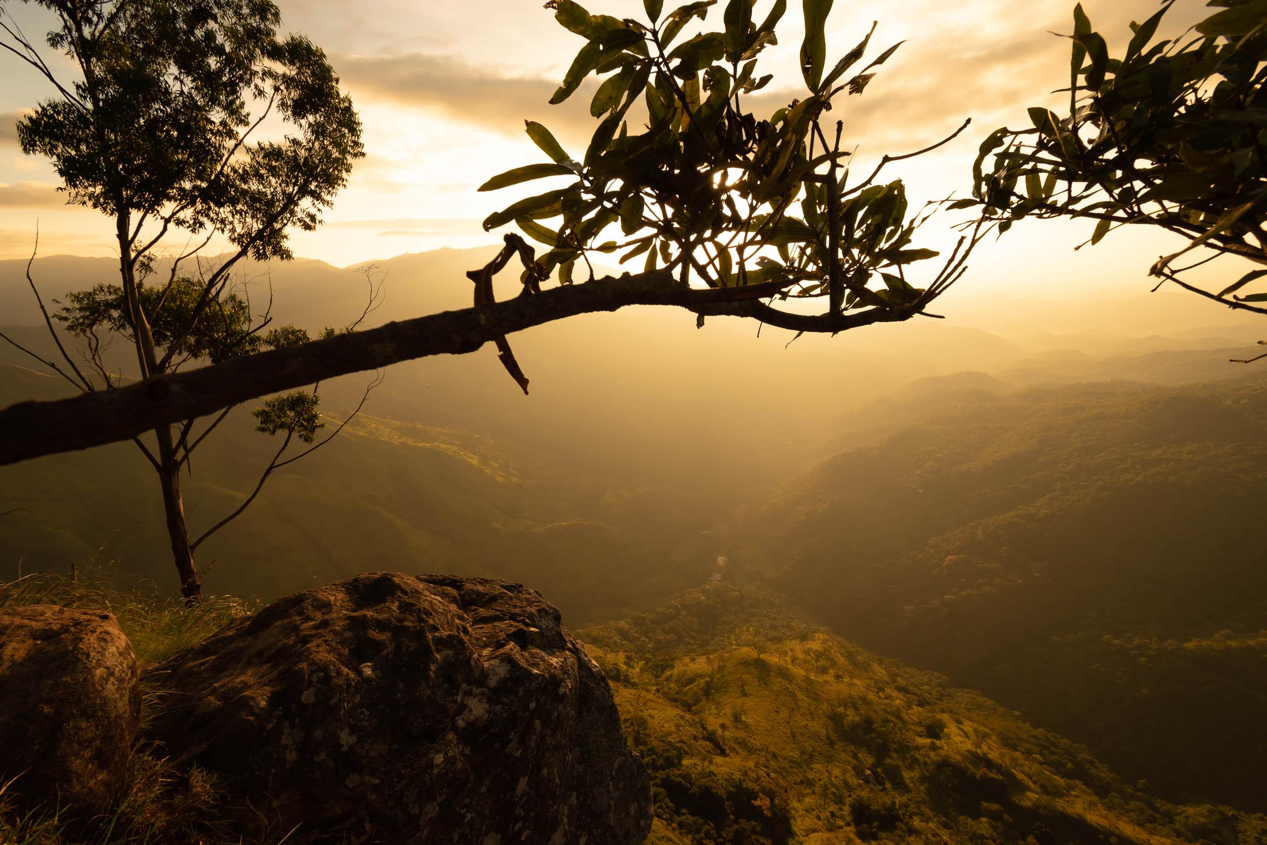 Hiking up Ella Rock early in the morning to see the sunrise from the top was really worth getting up early! I watched the sunrise from the main lookout that even at sunrise is a popular spot, but then I discovered this viewpoint just a few hundred metres away and enjoyed this amazing view for a while and sat back reading a book.